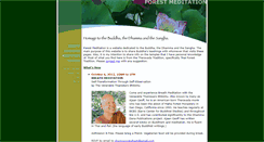 Desktop Screenshot of forestmeditation.com